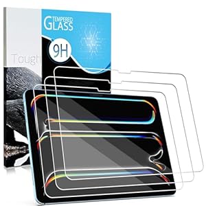 Protector de pantalla para iPad Pro de 11 pulgadas M4 (2024), paquete de 3 protectores de película de vidrio templado para iPad Pro 11 de 5ª generación, 9H antiarañazos, sin burbujas, claridad