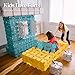 Fort Boards: Fort Building Kit | Jumbo Blocks - Kids Building Toys | 90 Piece Set: Gray
