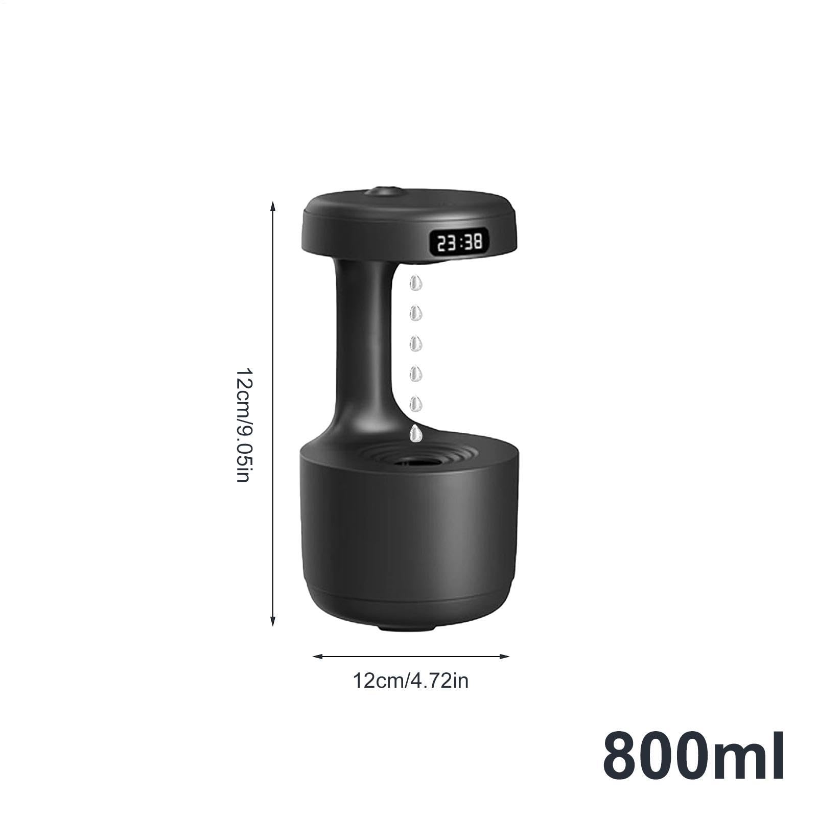 Umidificatore da scrivania 800ml Diffusore fresco della foschia di grande capacità | Umidificatori da scrivania per comodino casa ufficio dormire soggiorno notte appartamento hotel