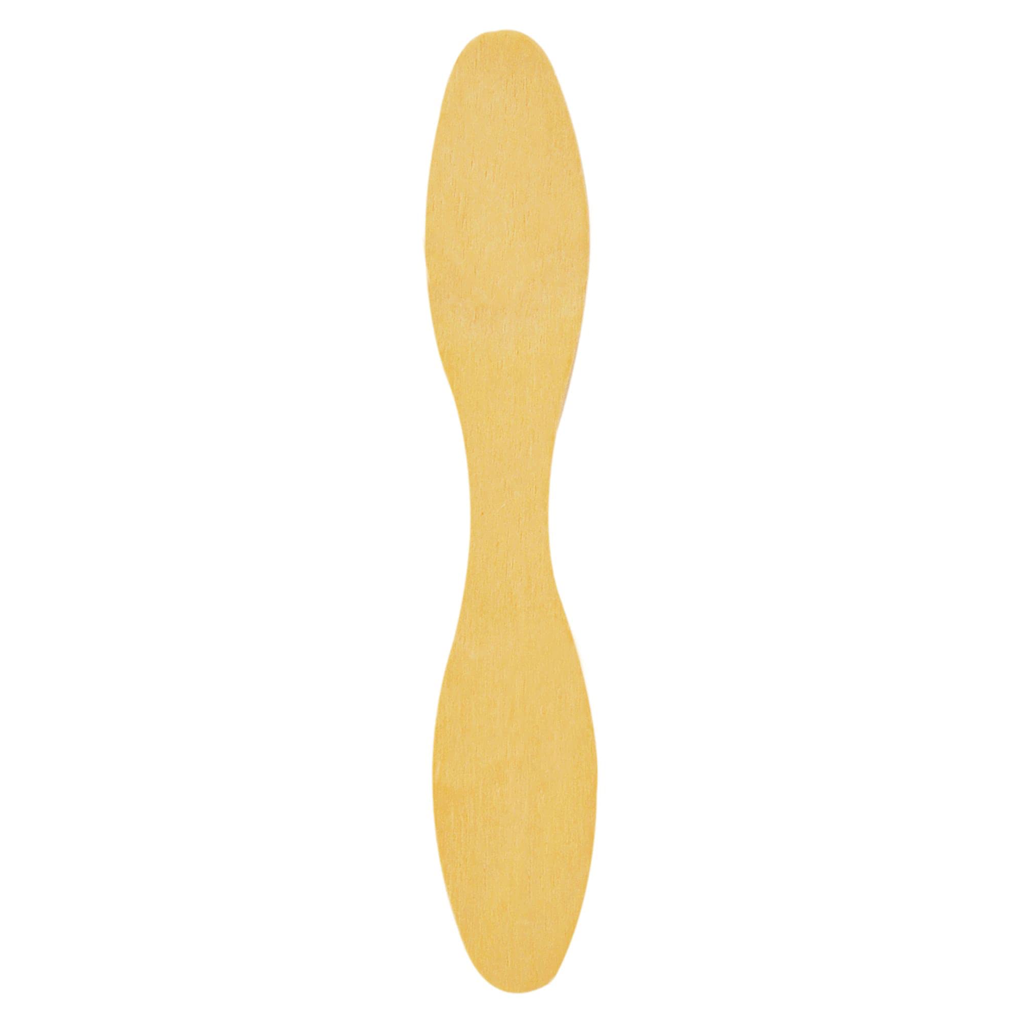 Concession Essentials 500 cucharas de degustación biodegradables de madera – 5 pulgadas de cucharas de prueba ecológicas – perfectas para muestrear alimentos, helado.