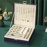 Die 2-Gläser-Box ist perfekt und von hoher Qualität, um Ihre Lieblingsbrillen mit ihrem schlichten Design und ihrem stilvollen Look zu halten. Die beste Brillenbox auf dem Schminktisch passt hervorragend zu Ihrem Make-up Beautiful Organizers