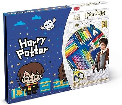 Trousse Scolaire Harry Potter MAPED - 10 Pièces Magiques | Feutres Lavables | Fournitures École | Collection Officielle