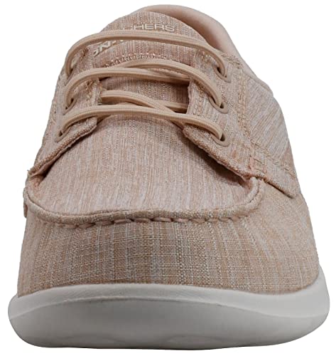 Skechers Skechers Womens Go Walk Lite - Isla Boat Shoe, Light Pink, 8 M US
