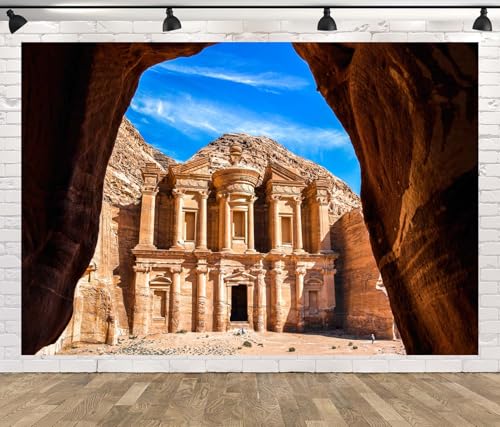 Fond de studio Petra 4.5x3m décor voyage oriental