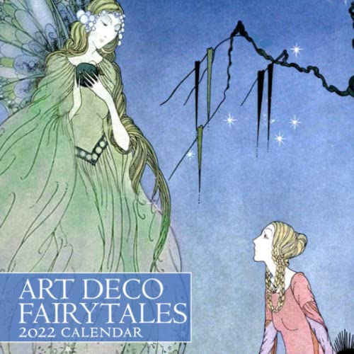 Art Deco Fairytales 2022 Calendar: Art Calendar Squared Monthly Calendar Mini Planner To Do List 12 Months 2022 bonus September to December 2021 | Classroom, Home, Office