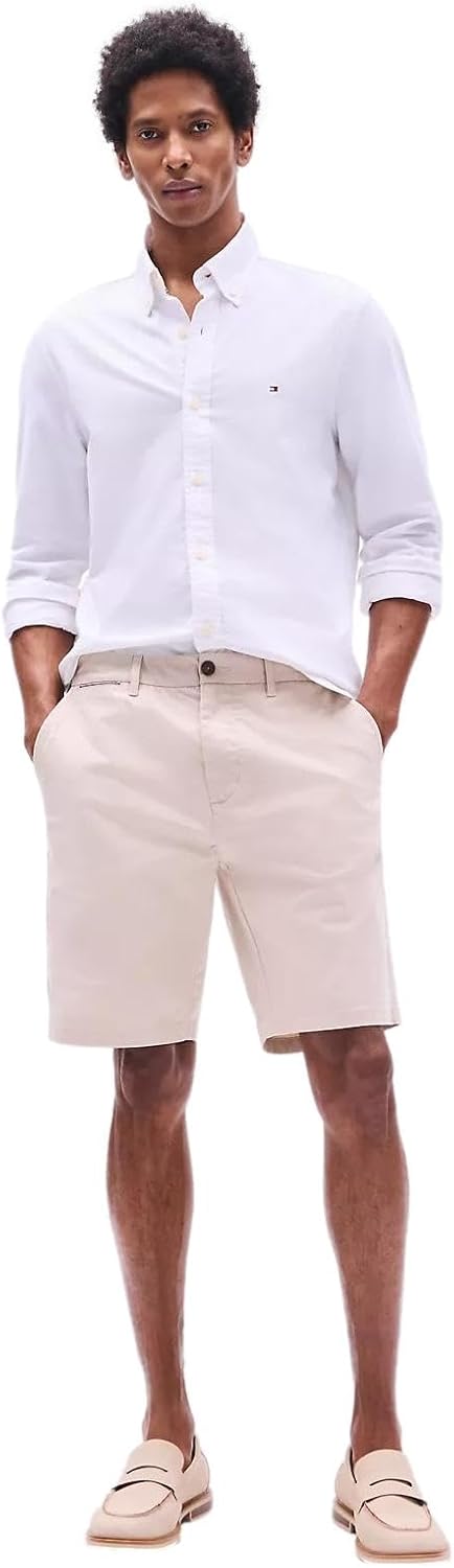 Tommy Hilfiger Men's Regular Fit 9" Comfort Stretch Short, ClscBeige, 38 - Image 2