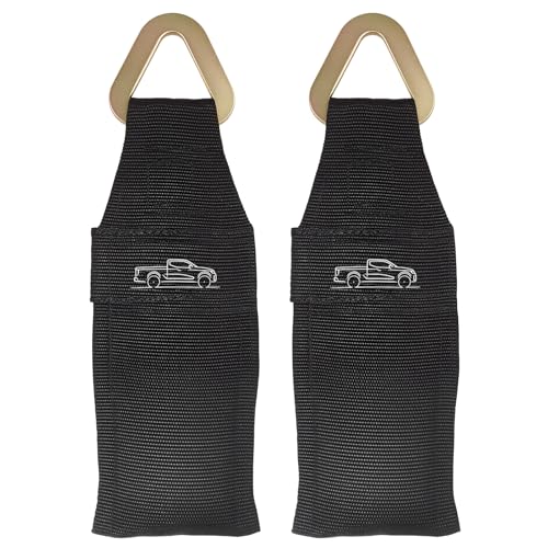 Image of Truck Bed Tie Down Anchors for Easily Secures Your Ratchet Straps, Tie Downs, or Cargo Straps to Your Truck Bed Tailgate - 2 PCS
