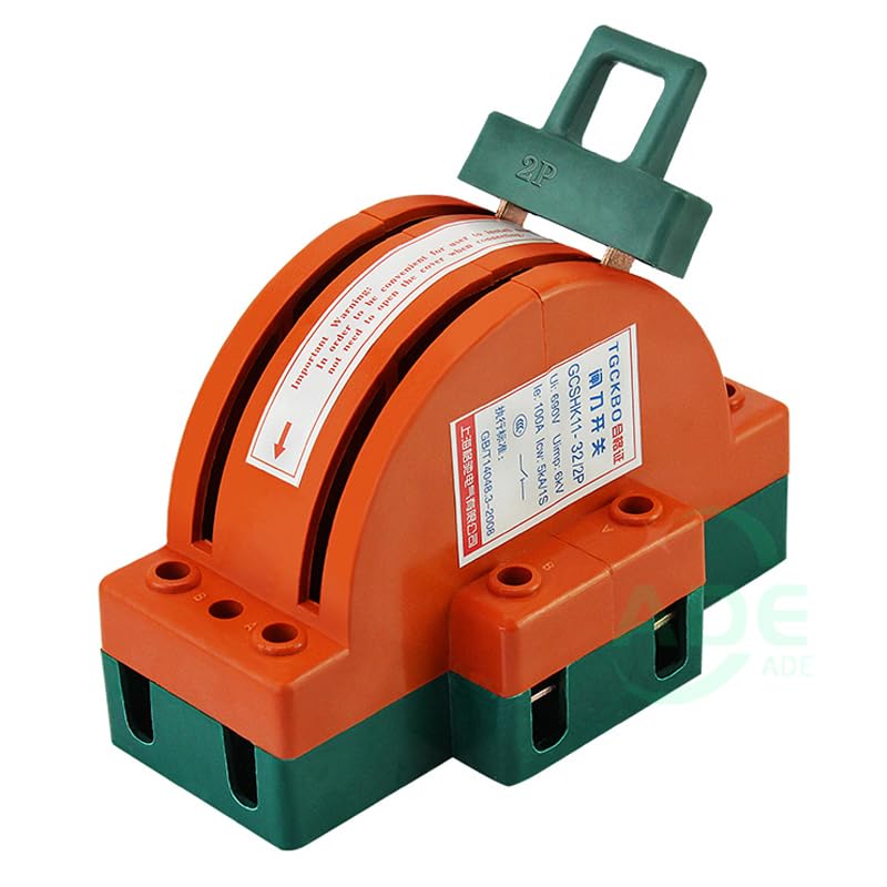 Interruptor de cuchilla Interruptor de inversión Interruptor de cuchilla Todo material de cobre Pantalla de luz LED 2P 3P 32A 63A 100A 220V 380V(3P-63A With LED)