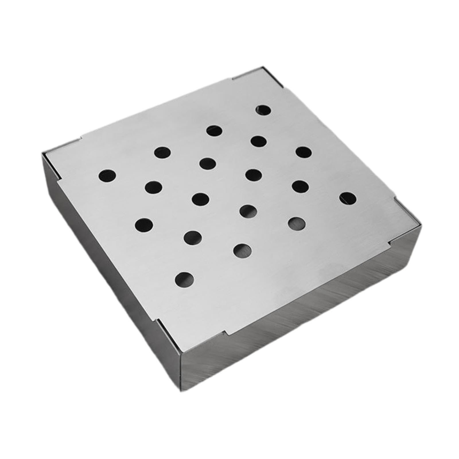 Boîte à barbecue en acier inoxydable fumoir extérieur pour copeaux de bois style D