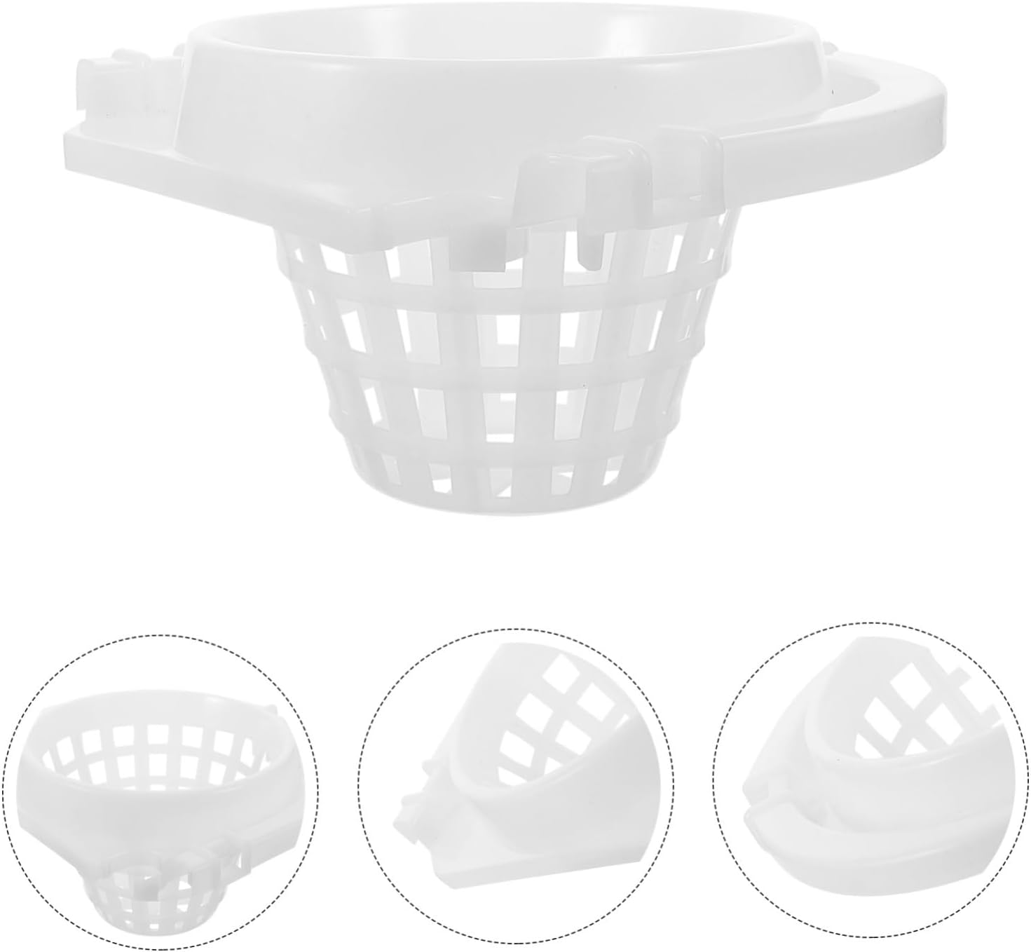 SOLUSTRE 3pcs Mop Bucket Basket Plastic Cleaning Mop Bucket Drainage Design Efficient Floor Cleaning Sturdy Construction Easy to Use for Household Commercial Use