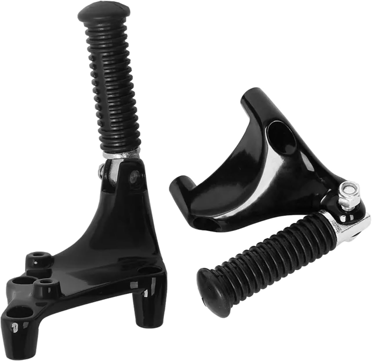 Rear Passenger Footpegs Foot Rests Pedal Mount Kit Compatible with Harley Sportster Iron SuperLow Seventy Two 883 1200 XL883 1200N X48 72 2014-2024