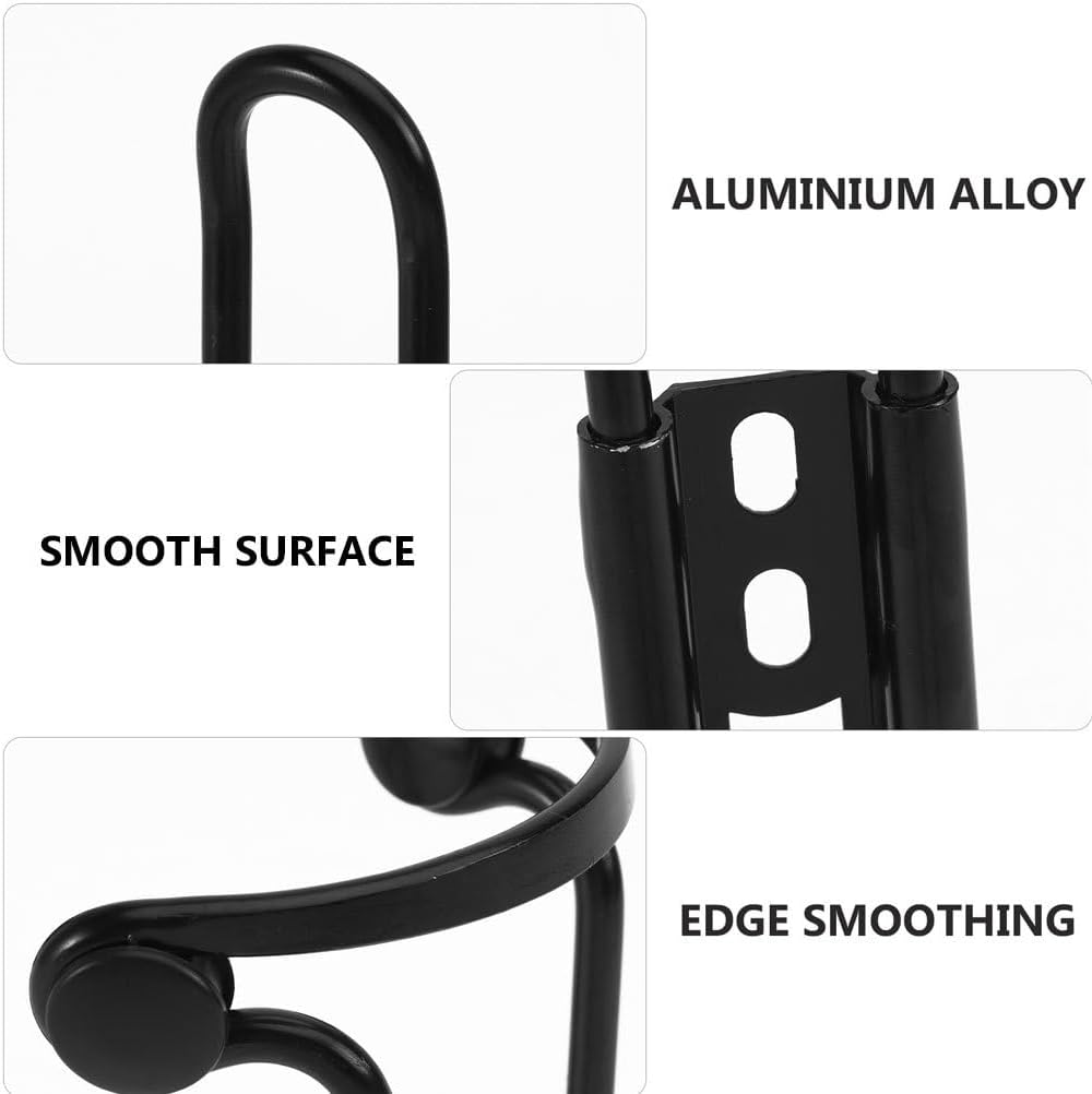 POPETPOP Bike Water Bottle Holder Cage 2 Pack Cycling Water Bottle Rack with 4 Screws and 1 Wrench Aluminum Alloy Drink Mount Bracket for Mountain and Road Bikes 2.95 X 3.46 X 5.90 in