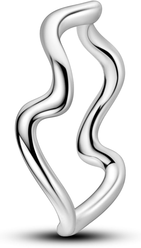 Parmuz 925 Sterling Silver Rings for Woman Dainty Stackable CZ Star Moon Cross Eternity Engagement Bands Ring for Her - Image 3