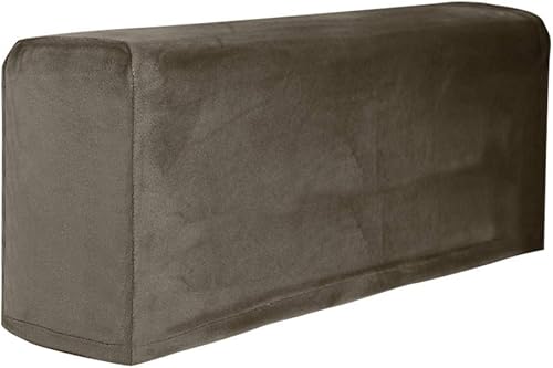 Miniatura 8 de LIOOBO Protectores de brazo de silla, funda elástica para reposabrazos de sofá, protector elástico lavable para el hogar, oficina, sillón