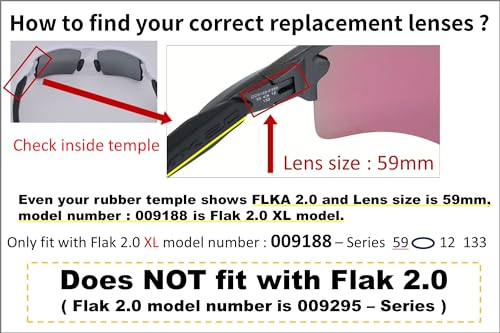 Image of Polarized Replacement Lenses for Oakley Flak 2.0 XL OO9188 Sunglasses - Crafted in the USA -