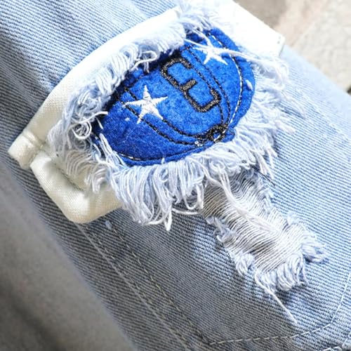 KPOP Rapper Denim Jacket Jeans Love Printed Fashion Sport Hip Hop Hoodie3