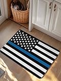 Bath Mat,Diatomaceous Earth Shower Mats Stripes Stars...