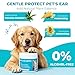 Falatong Gentle Pet Eye Wipes, Hypoallergenic Tear Stain Remover for Cats and Dogs, 100 Count Unscented Cleaning Pads with Adequate Fluid Content