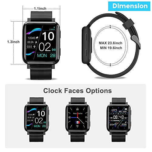Smart Watch With Call, 2022 Smartwatch For Android Phones/Iphone (30D+ Standby,Music Storage/Player) Ip67 Waterproof Fitness Tracker, Amoled Full-Touch Screen Smartwatch With Heart Rate/Sleep Monitor #TOP3