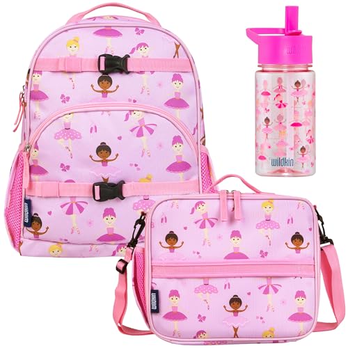 Wildkin ECO rPET 15" Kids Backpack, Lunch Box & 16