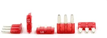 Premium Automotive Micro3 ATL - 10A Fuses - Pack of 5