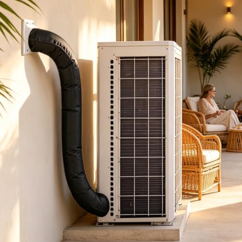 Evita pérdidas térmicas con el aislante de cobre de 25x183 cm para aire acondicionado central 8
