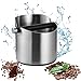 Produktbild HOMURY Abschlagbehälter für Siebträger: Espresso Abklopfbehälter für Kaffee Siebträger, Abschlagbox für Kaffeesatz, Kaffee Klopfbox Barista Zubehör Zum Kaffeesatz Sammeln & Recyceln