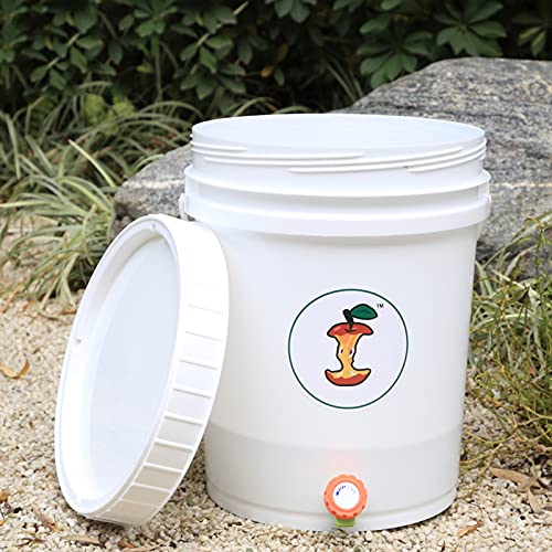 Afvalbakken Indoor Food Compost Bin voor keuken, voedselcomposter met deksel voor badkamer/camping, 5, 3 gallon Stevige en duurzame compostemmer Recycling bin bags - Image 3