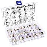 ✔️ Der Wert ist leicht zu erkennen: Jede Glassicherung hat einen Wert auf der Röhre.