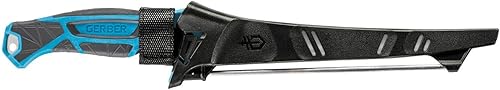 Miniatura 5 de Gerber Controlador de engranajes, cuchillo de filete de agua salada para pesca, cuchillo de pesca resistente, equipo de pesca premium, 8 pulgadas,