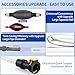 Lion helper Golf Cart Water Filler for Flow Rite Pro Fill Watering System, Hand Water Pumb for Trojan HydroLink Watering System (Golf Cart Water Filler - with Flowmeter)
