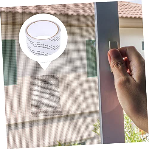 COOLHIYA 1 Rolo adesivos de reparação de tela mosquiteiro conserto de janela e porta ferramenta de f