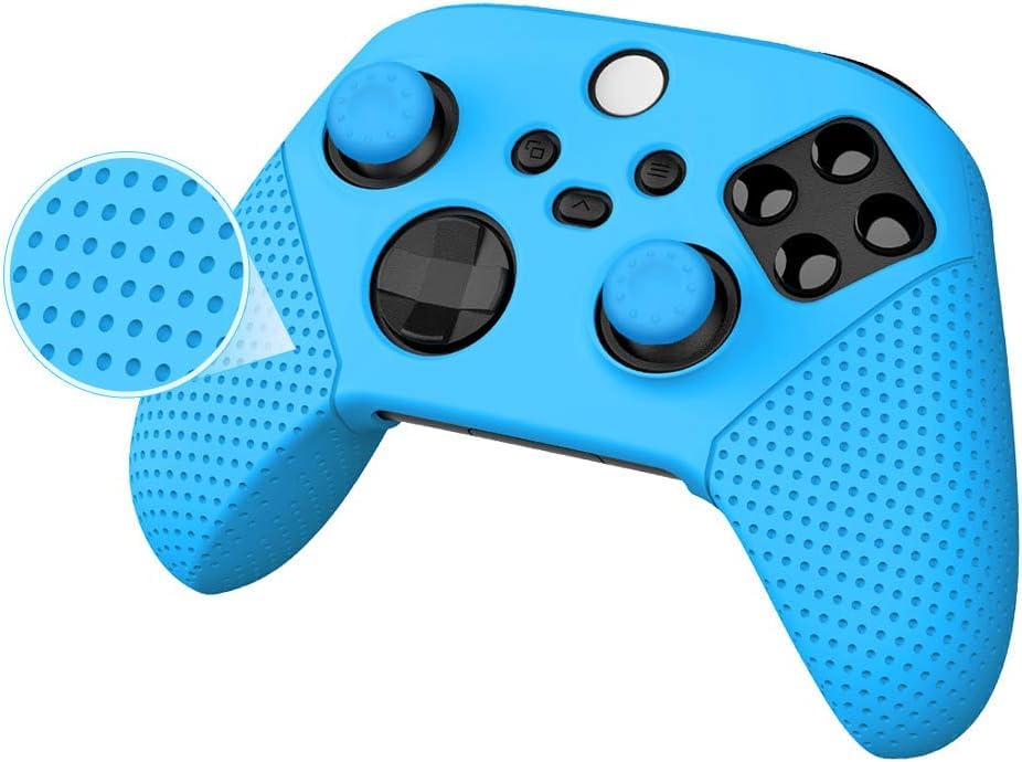 See full amazon price history chart for PSS Xbox Series X/S Controller Silicone Cover Case, Rubber Skin for Xbox Series X/S Controller with Thumb Grips (Xbox Accessories) - Blue PSS Xbox Series X/S Controller Silicone Cover Case, Rubber Skin for Xbox Series X/S Controller with Thumb Grips (Xbox Accessories) - Blue (B0D7W51S7V) Amazon Price History, Amazon Price Tracker