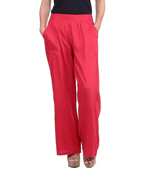 by Myra-Syra International Rayon Palazzo Pants for Women