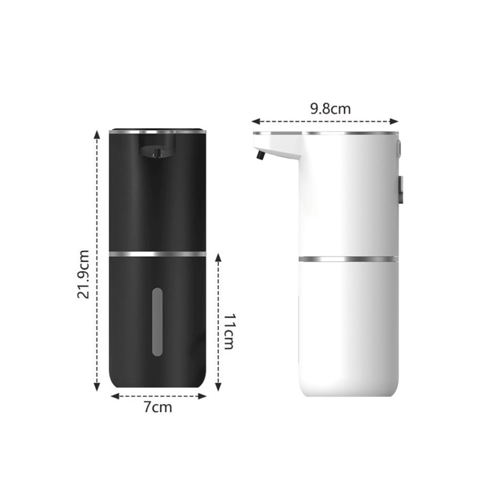 distributore di sapone Dispenser Di Sapone Da Appoggio O Parete: Un'esperienza Lussuosa Che Vale Il Prezzo: Perfetto For Cucine E Bagni(Bianco)