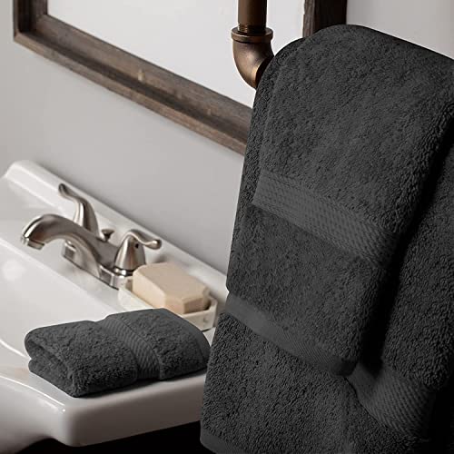 Textile Do Luxury Hand Towel Set -600 GSM-Pack of 2 and 4- Premium Egyptian Cotton Super Soft Hand Towels Bale for Gym Spa (Charcoal - Image 3