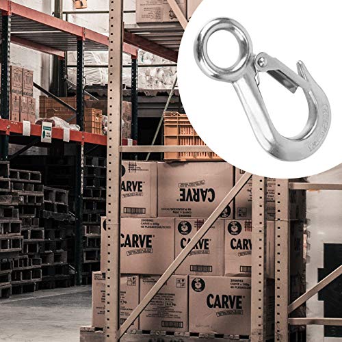 ULTECHNOVO Gancho de Elevação Giratório de Aço Inoxidável Gancho de Corrente Com Trava Acessório Ant