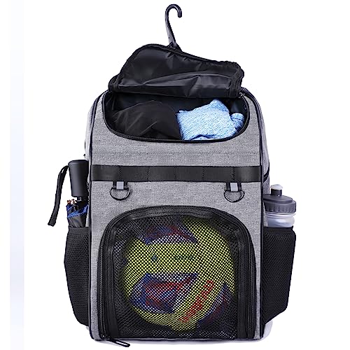 image for CapsLock Youth Soccer Bag - Boys Girls Soccer Backpack & Bags for Bask