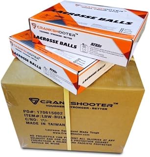CrankShooter Lacrosse Game Balls (Yellow, 120 Balls) SEI/NOCSAE/NFHS/NCAA