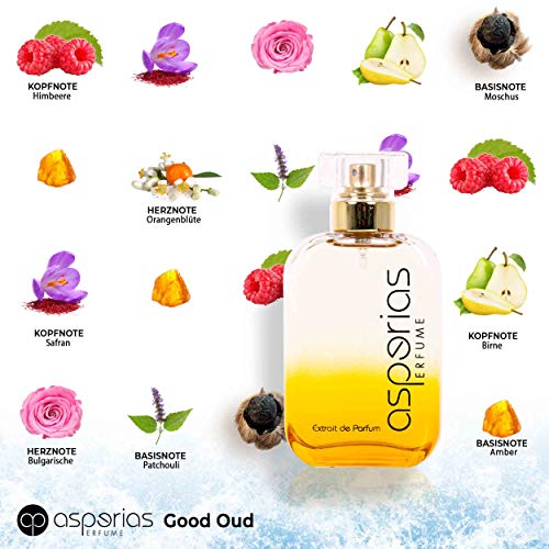 Asperias Perfume Asperias unisex 004 good oud extrait de parfum langanhaltender duft parfüm damen und herren holzig & blumig - 50ml