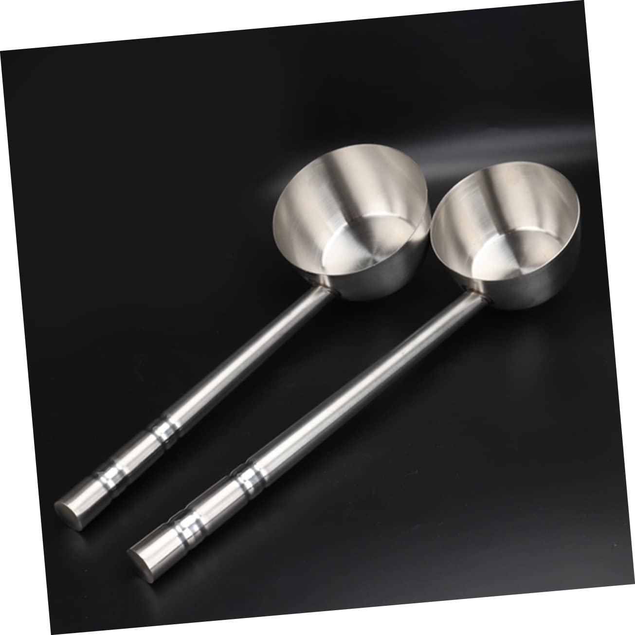 Cuchara de Fondo Plano Cucharón de Agua para Restaurante Utensilios de Cocina Cucharón de Agua Multifuncional para Servir Sopas