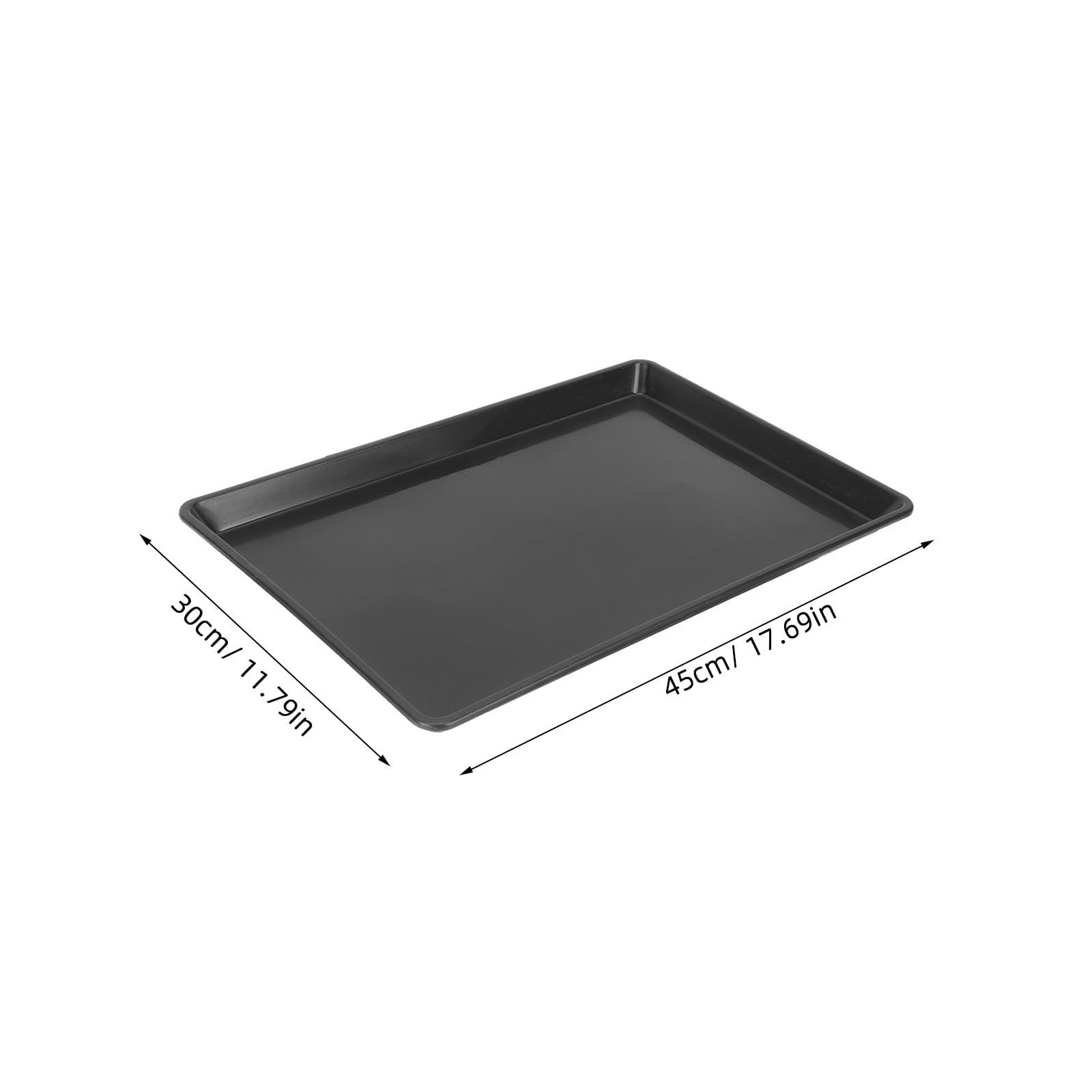 2 bandejas para jaulas de Mascotas: Base de plástico para jaulas de Perros y Conejos - Bandeja Plana de plástico de 45 x 30 cm - Revestimiento antiderrames para la recolección de