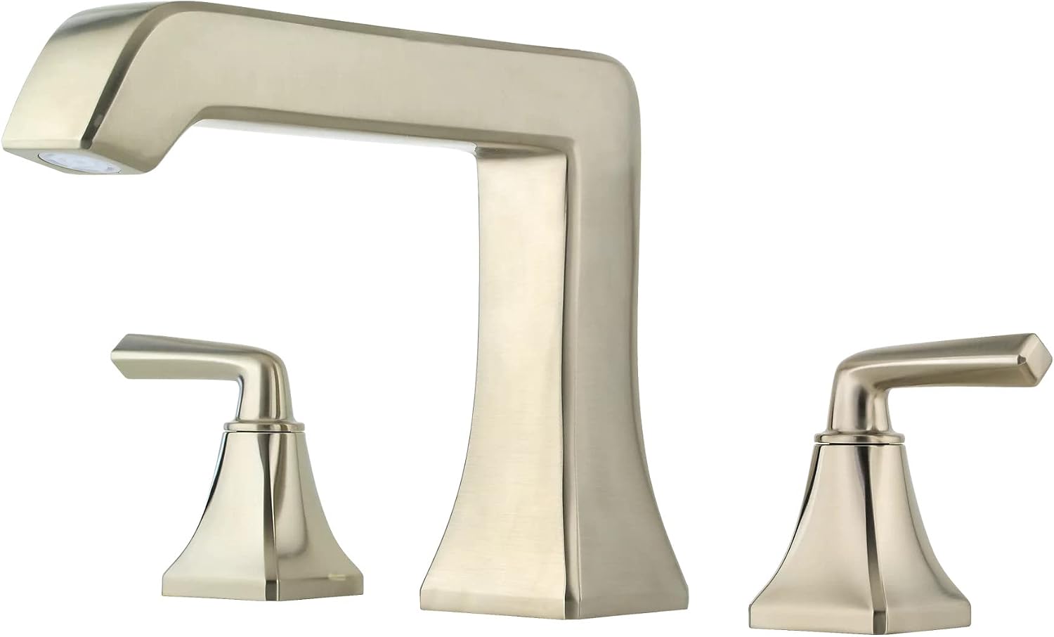 Pfister, RT6-5FEK, Park Avenue Deck Mounted Roman Tub Filler Double Handle, Brushed Nickel