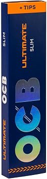 OCB Ultimate Slim Rolling Papers with Filter Tips 32 Booklets x 32