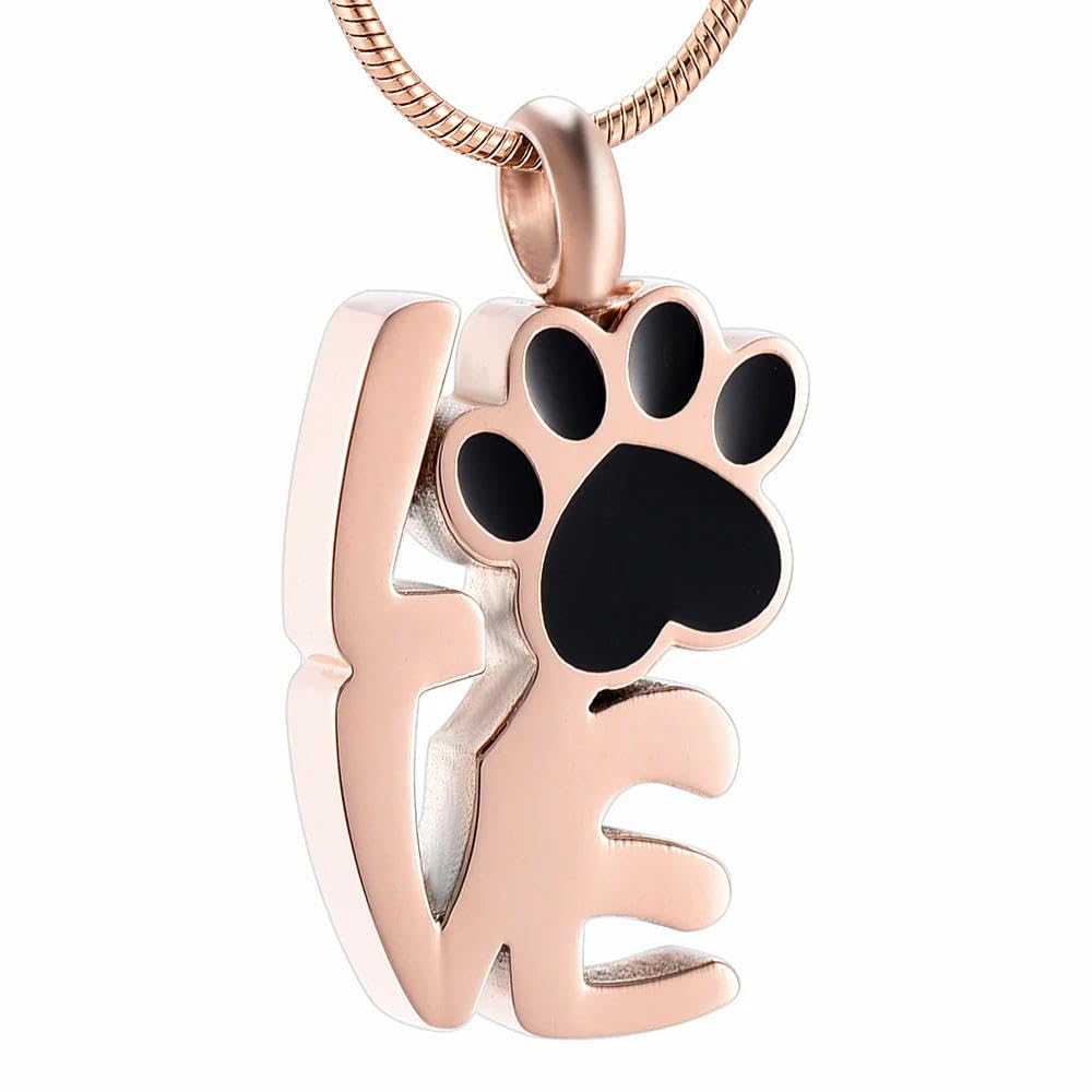 Pendentif urne commémorative pour surmonter la perte de votre chien