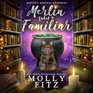 Merlin Takes a Familiar Audiolibro Por Molly Fitz arte de portada