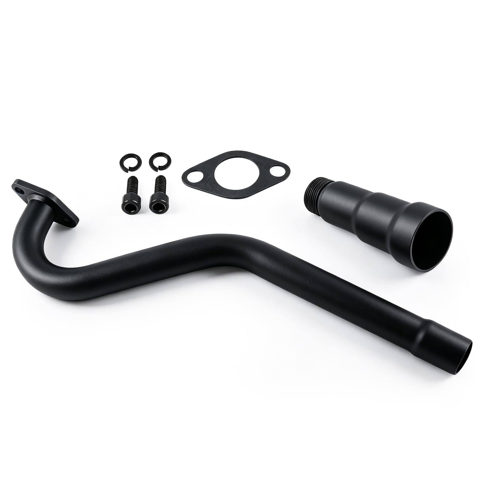 Central Long Mini Bike Exhaust Pipe Trumpet Muffler GMB100 CT100U Black