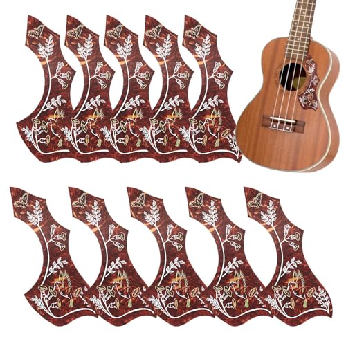 Pickguard pour guitare acoustique autocollant et protecteur anti-rayures à motifs