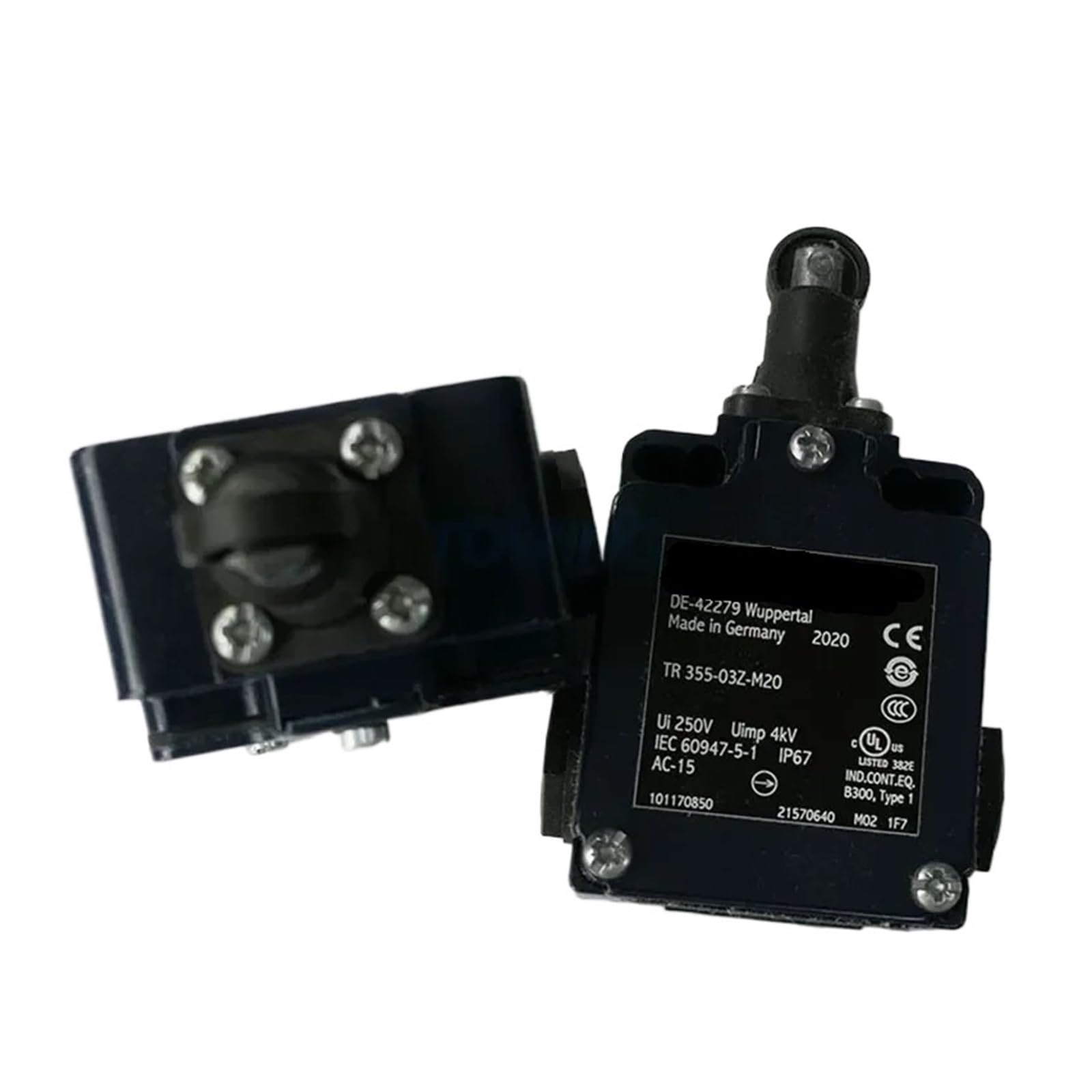 Interrupteur de fin de course TR355-03Z-M20 stop panne machine et collision