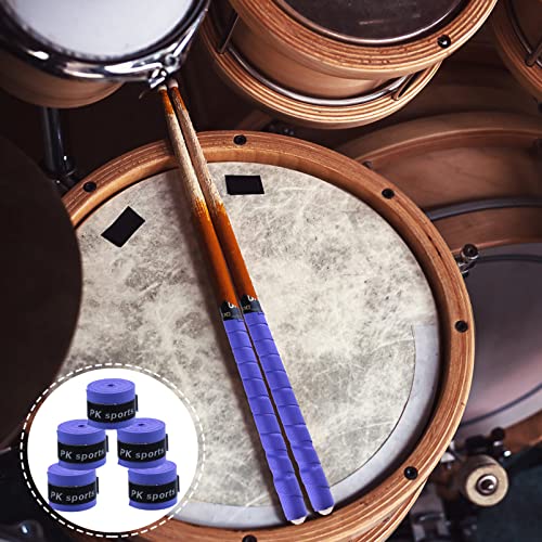 Vaguelly Drum Stick Tape Drumstick Wrap Absorbent Sweat Tapes 2Pcs Badminton Racket Grip Tapes Anti Slip Drumstick Grips For Drumming Accessories #TOP6
